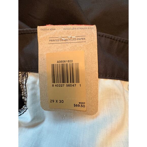 NWT LEVI'S BLACK HIGH-WAISTED MOM JEANS SIZE 29X30 - Picture 7 of 7